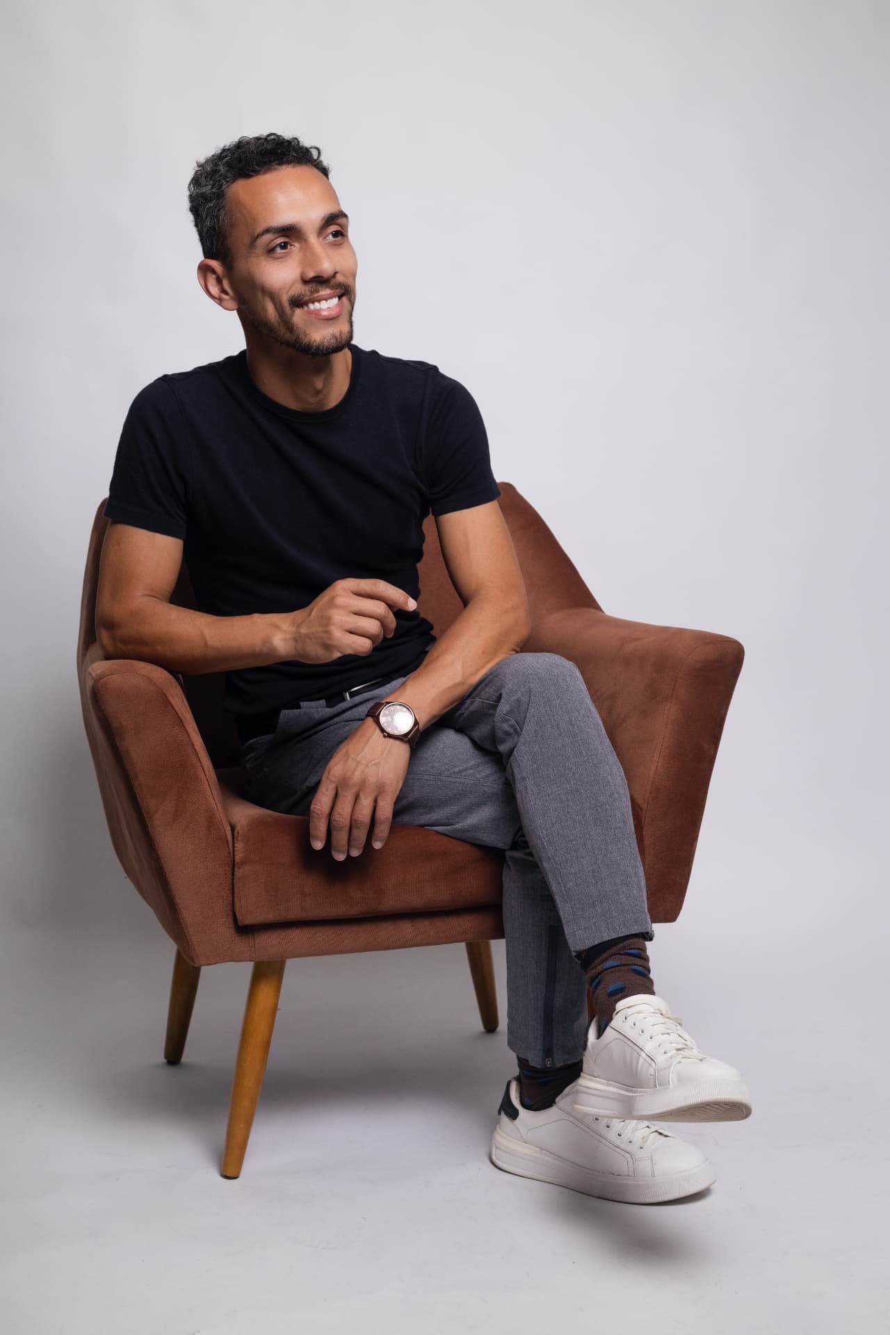 Thiago Putzel em sessão de fotos